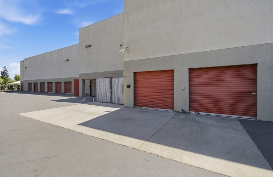 Drive-up units with roll-up doors